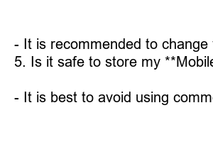 모바일 신분증 비밀번호