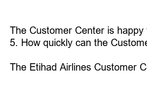 에티하드항공 고객센터