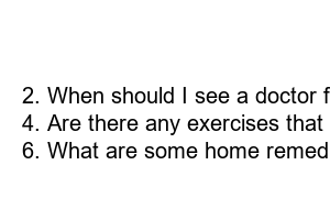 발바닥 통증 원인