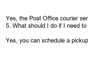 우체국택배 영업시간