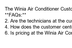위니아 에어컨 고객센터